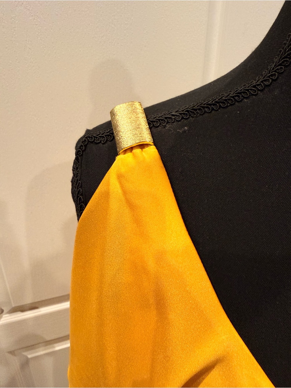 XOXO Bright Yellow Ruffle Mini Dress - Picture 4 of 5